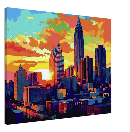 Atlanta - Canvas - Vibrant Sunrise