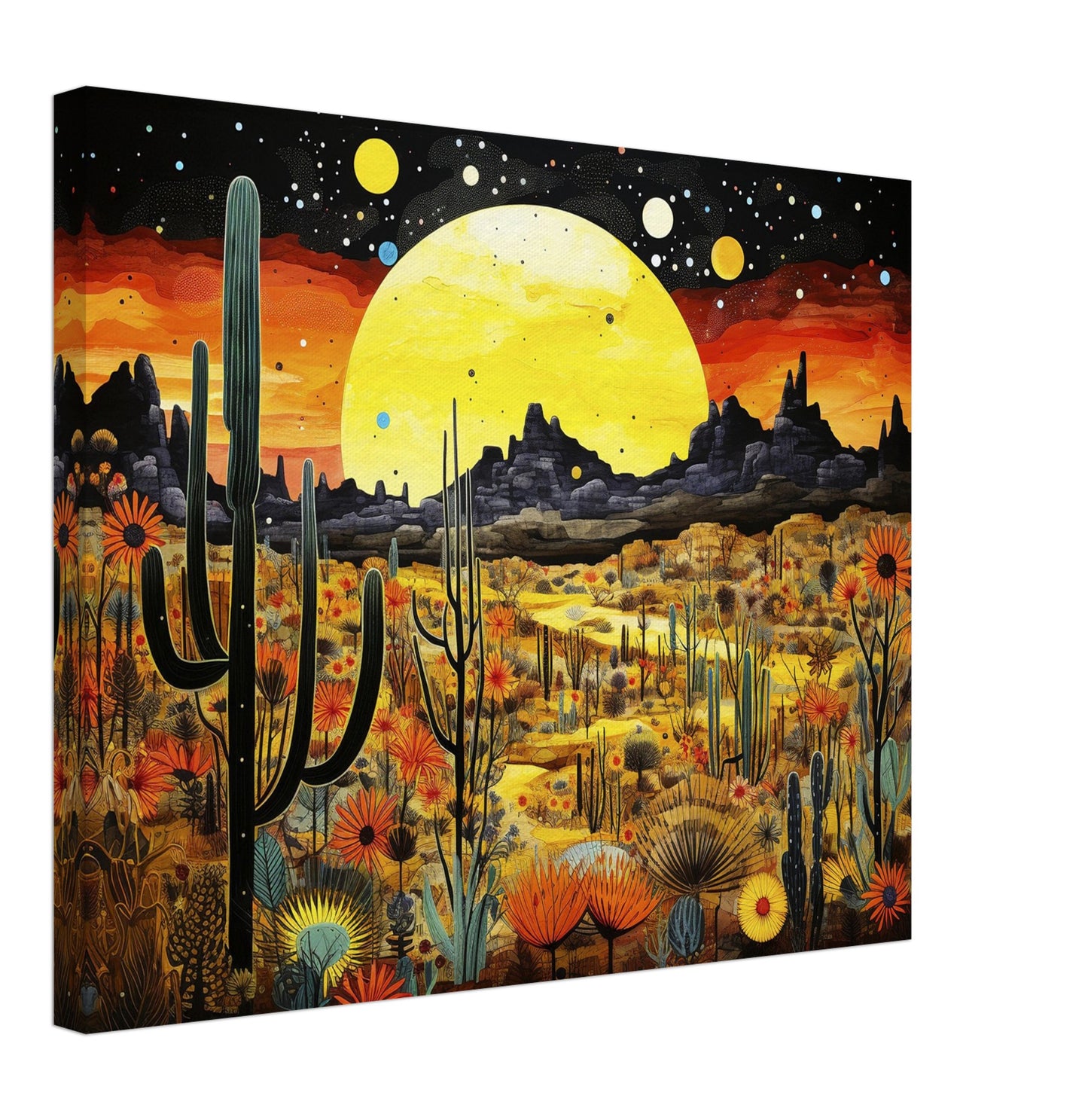 Phoenix - Canvas - Desert At Night