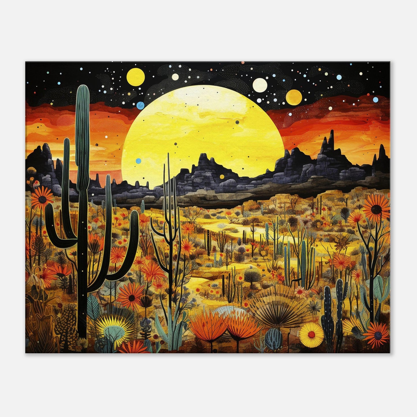 Phoenix - Canvas - Desert At Night