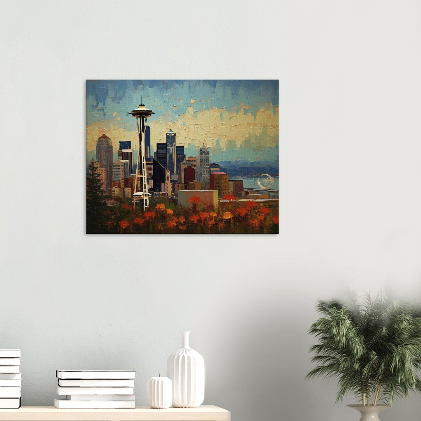 Seattle - Canvas - Post Impressionism