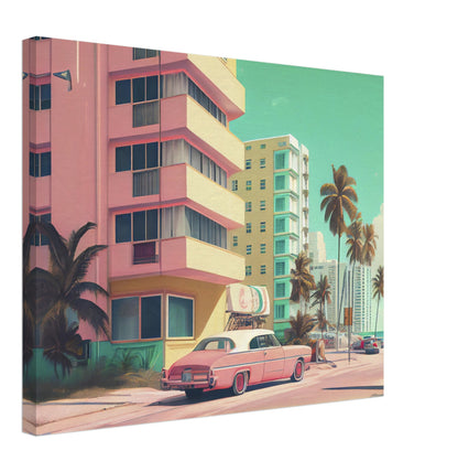 Miami - Canvas - Vintage Realism