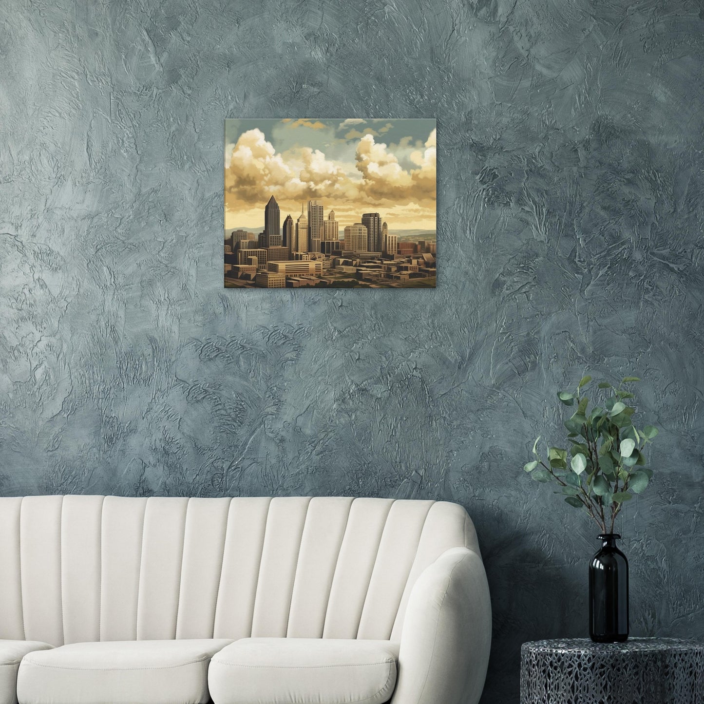 Pittsburgh - Canvas - Skyline Sky