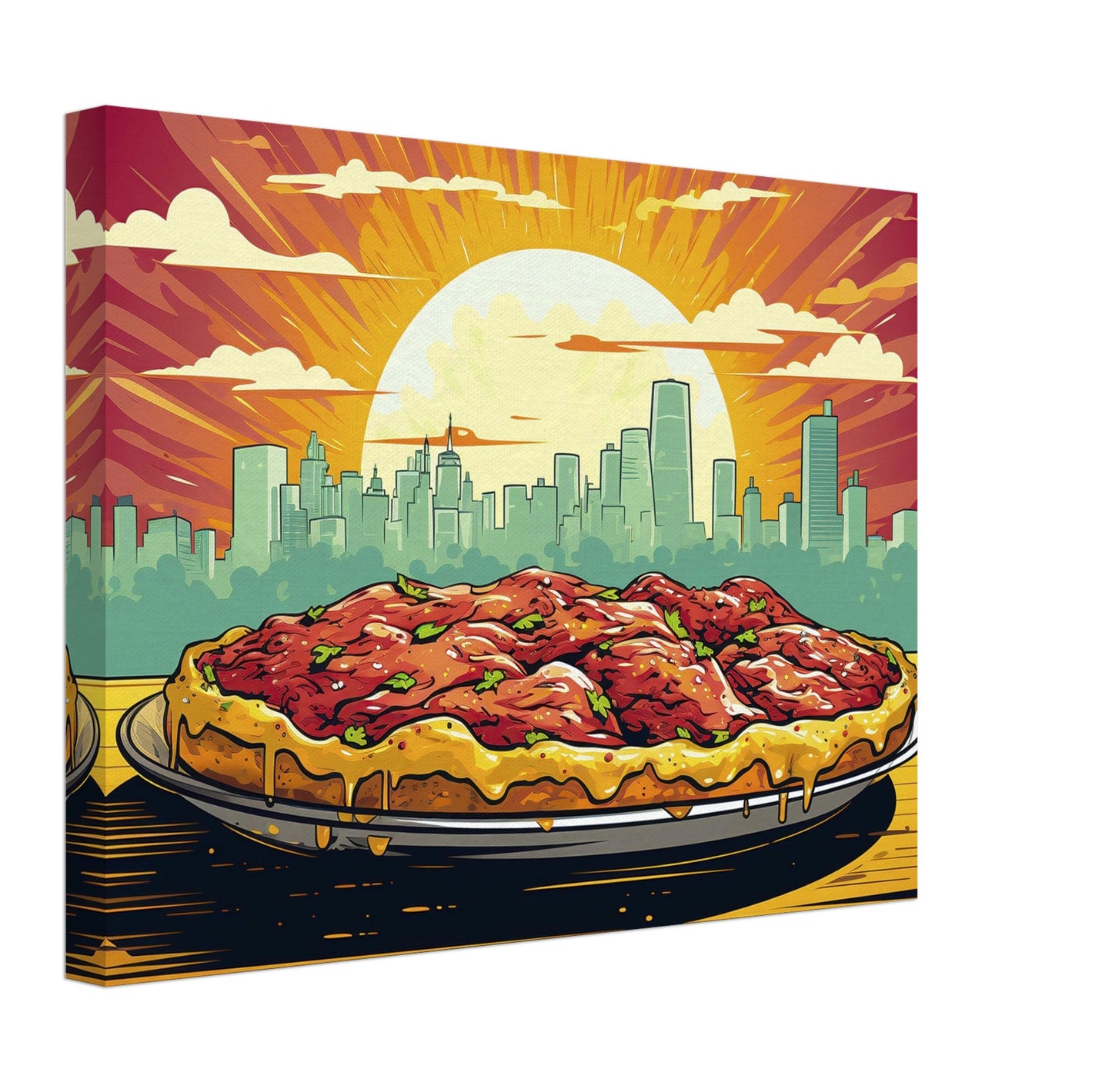 Chicago - Canvas - Deep Dish Pizza