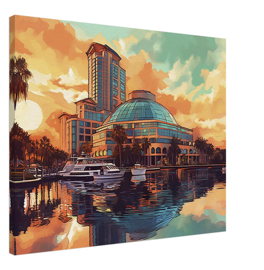Tampa - Canvas - Futurism