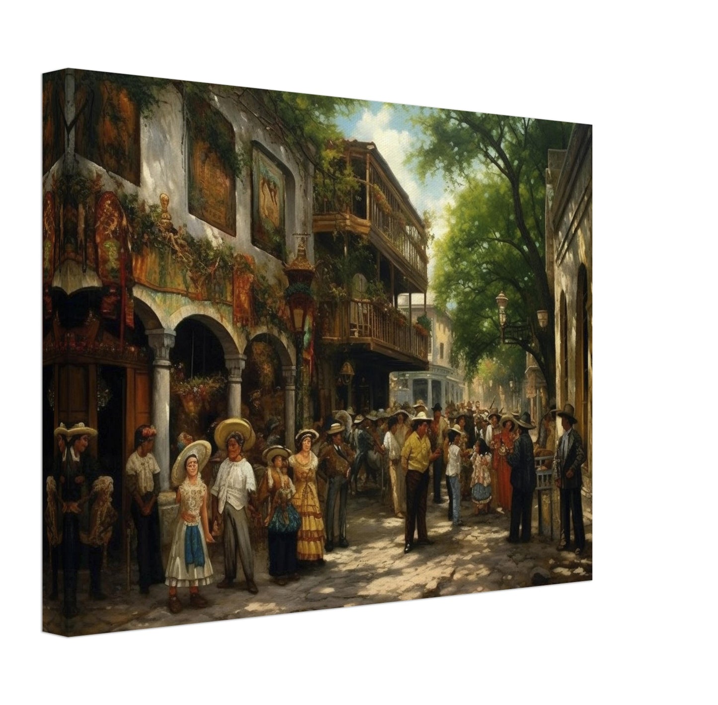 San Antonio - Canvas - Old Time Fiesta