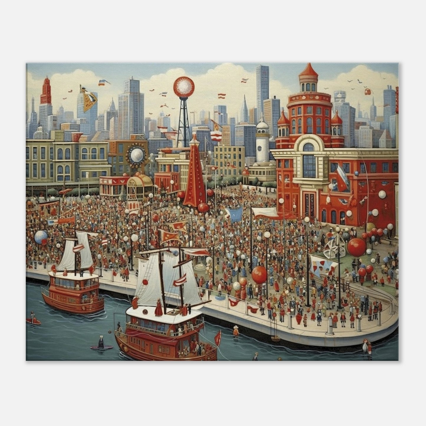 Chicago - Canvas - Historical Navy Pier