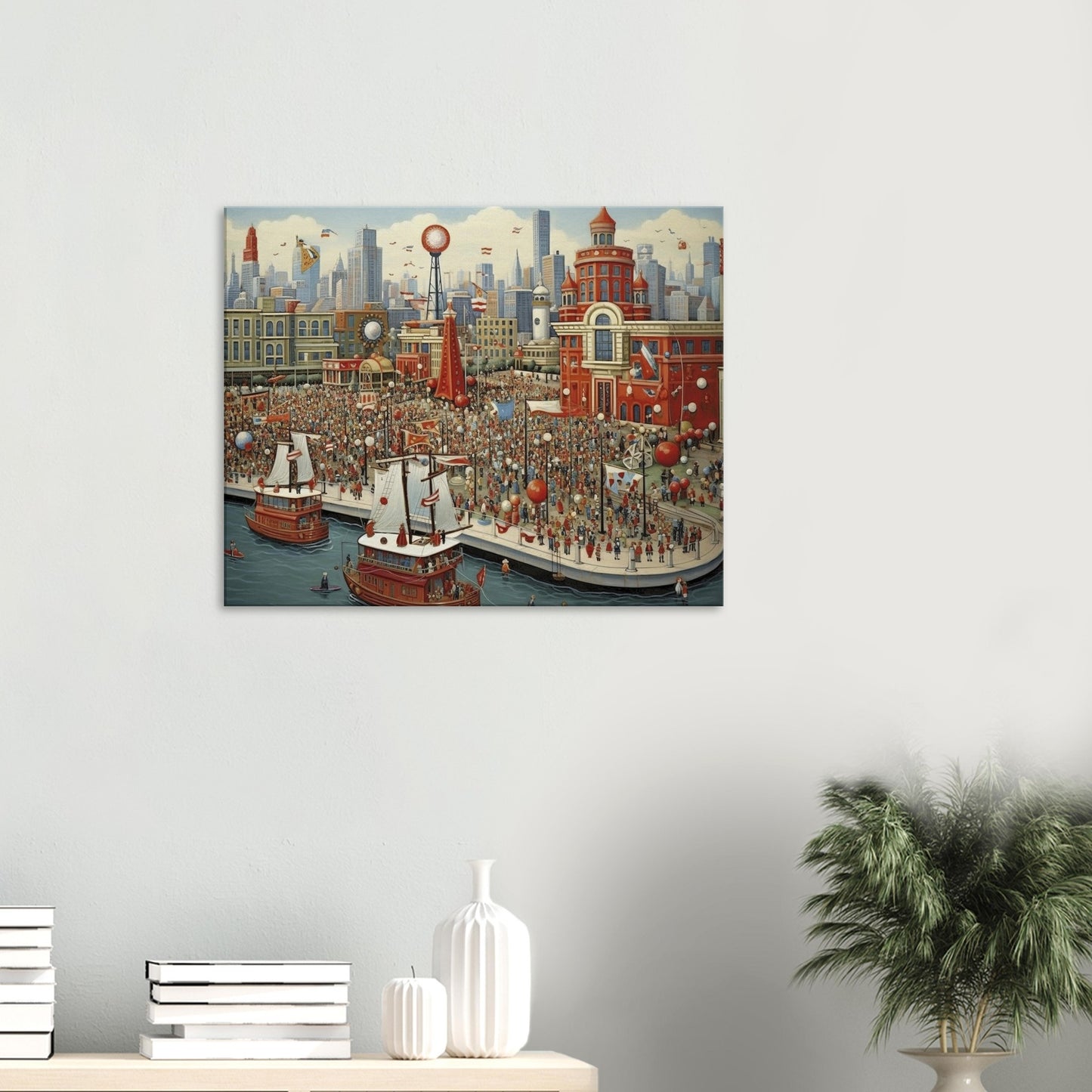 Chicago - Canvas - Historical Navy Pier