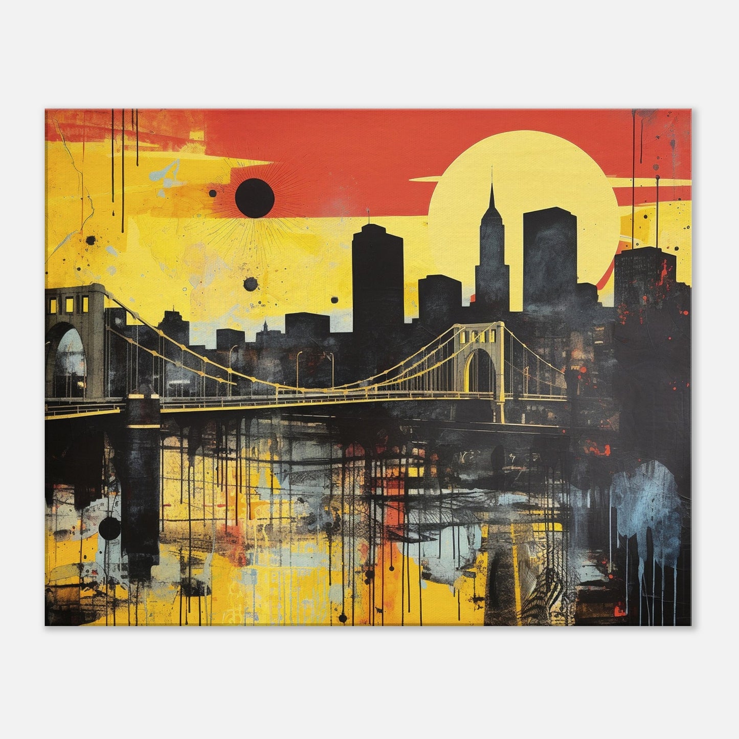 Pittsburgh - Canvas - Bridging Style