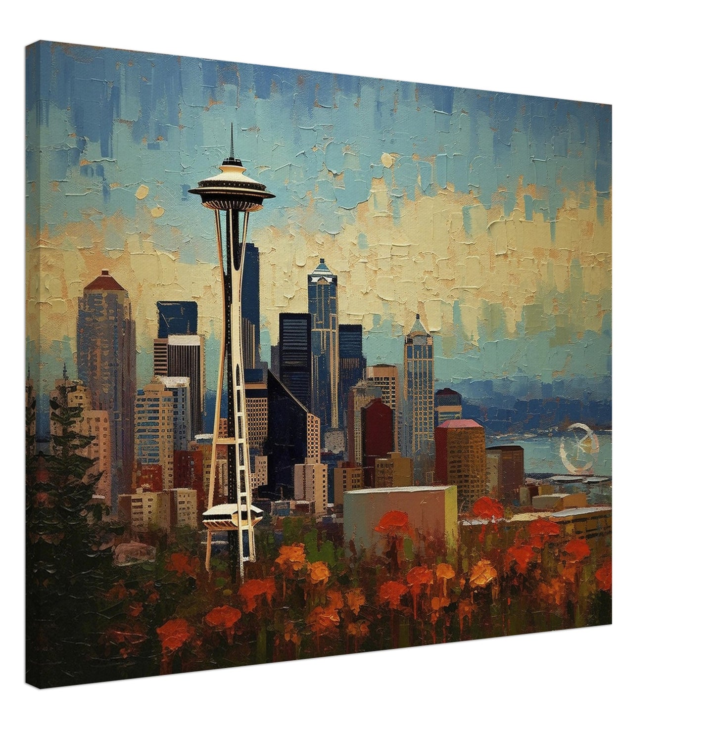 Seattle - Canvas - Post Impressionism