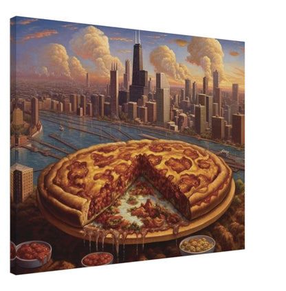 Chicago - Canvas - Deep Dish Pizza Views