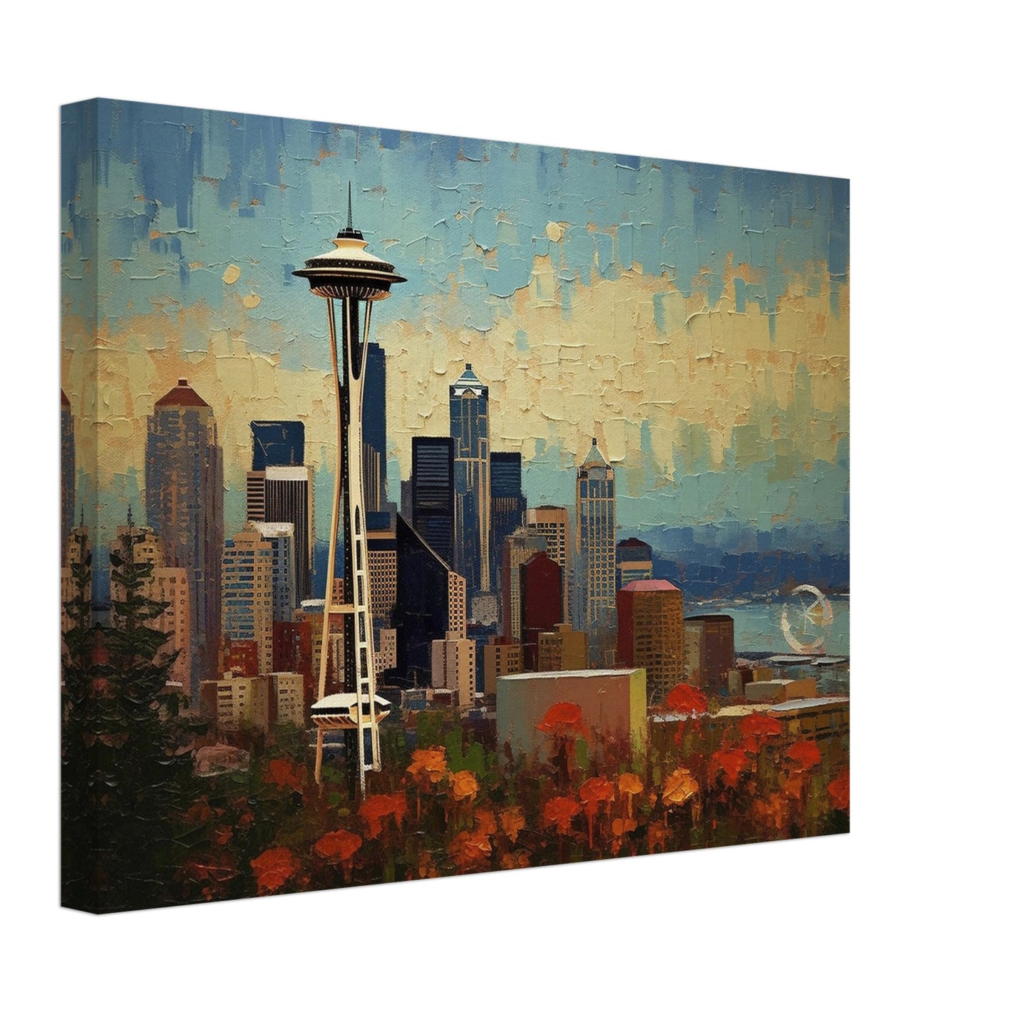 Seattle - Canvas - Post Impressionism