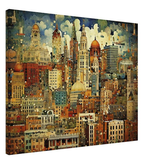 Cincinnati - Canvas - Cluttered In