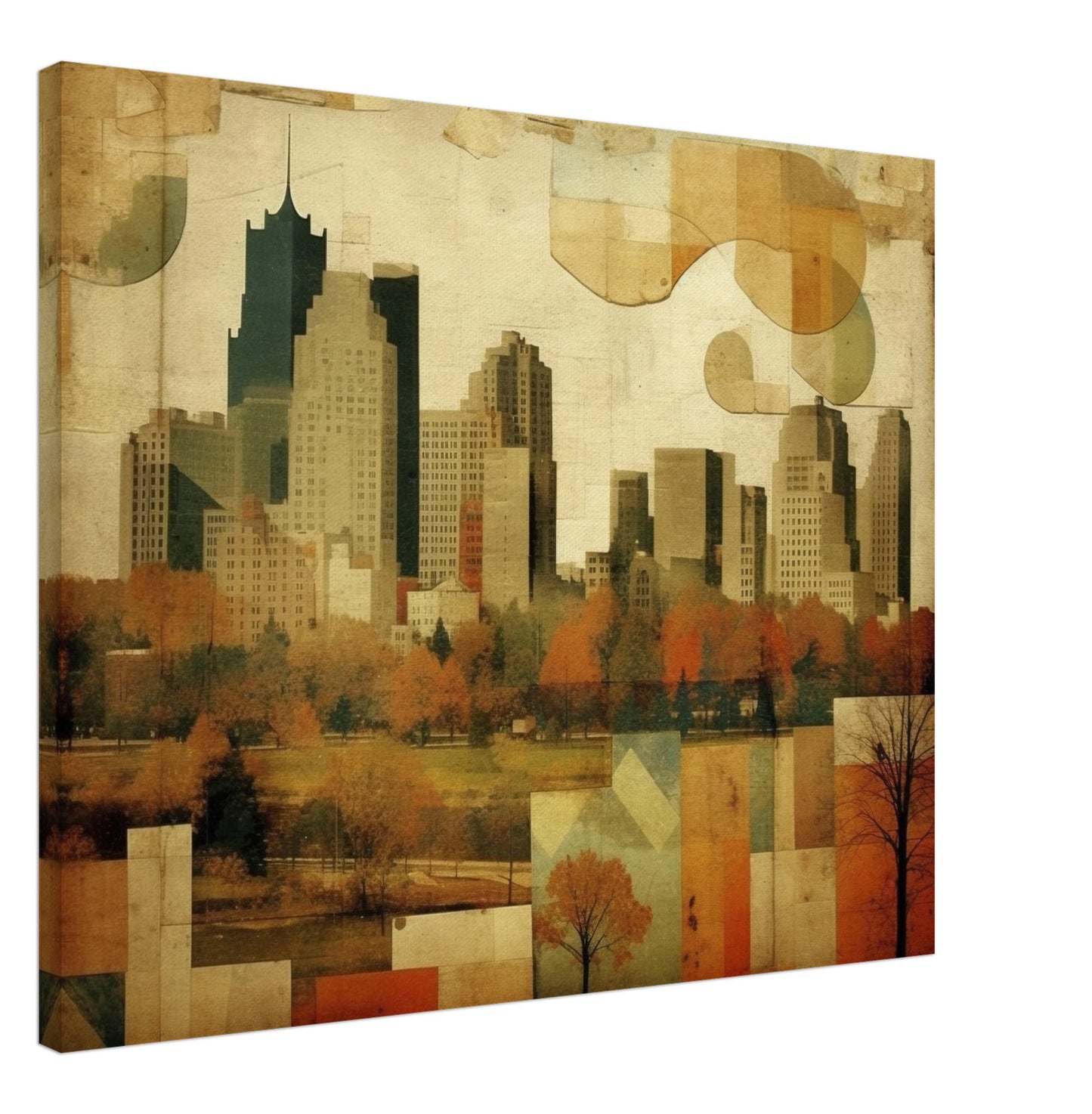 Detroit - Canvas - City Charm