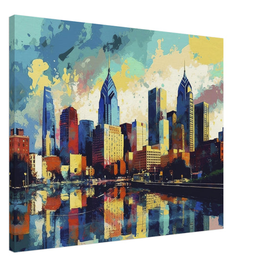 Philadelphia - Canvas - Neo Pop Art