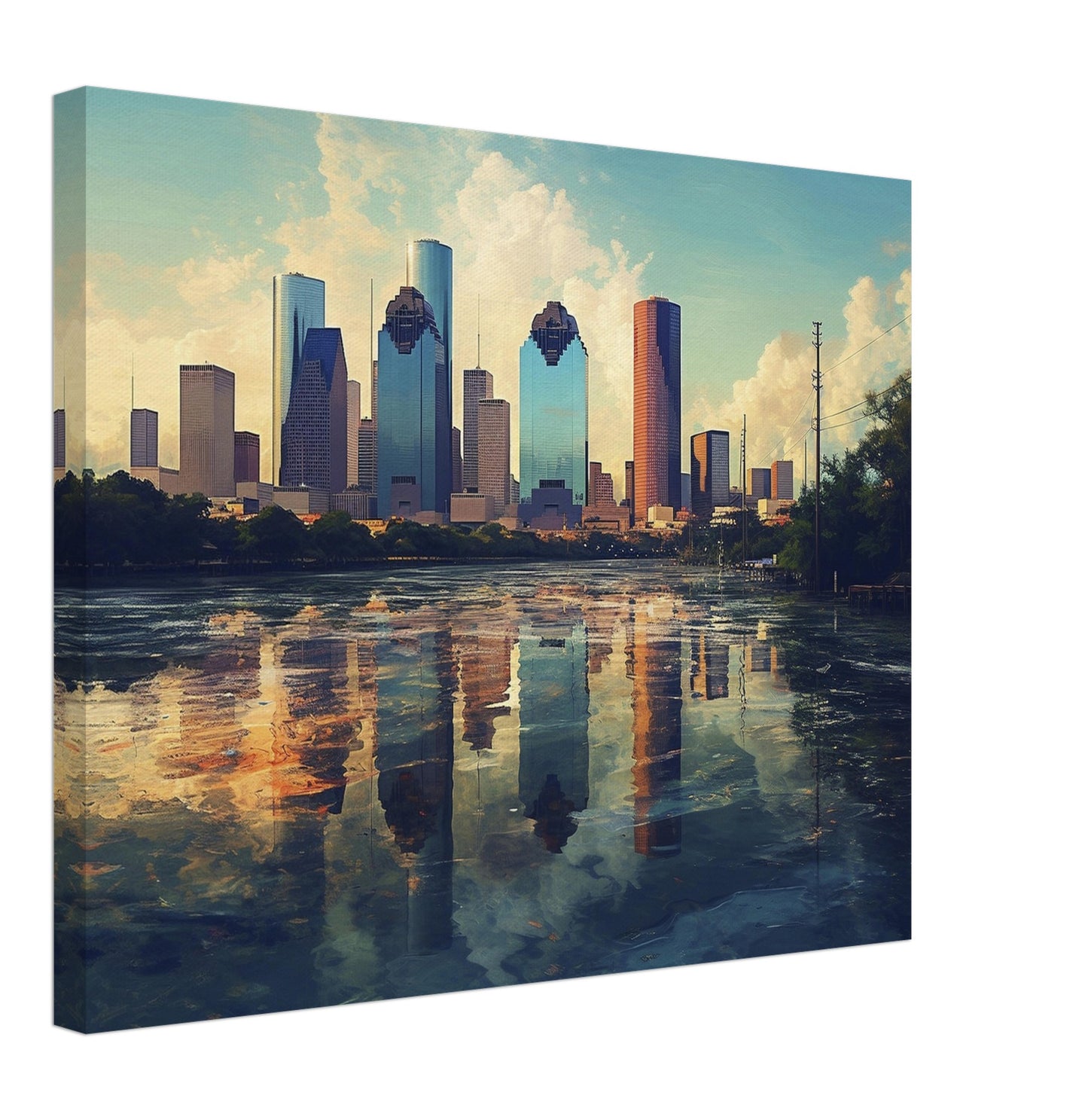 Houston - Canvas - City Scape