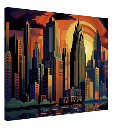 Pittsburgh - Canvas - Art Deco
