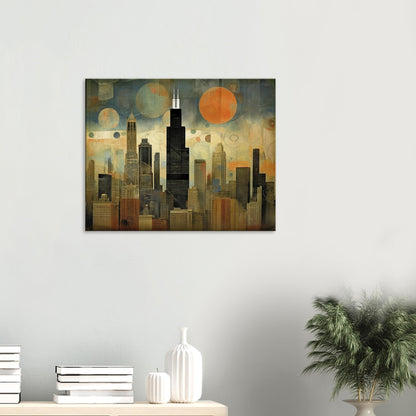 Chicago - Canvas - Skyline Unobstructed