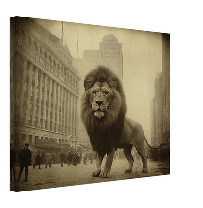 Detroit - Canvas - The Lion