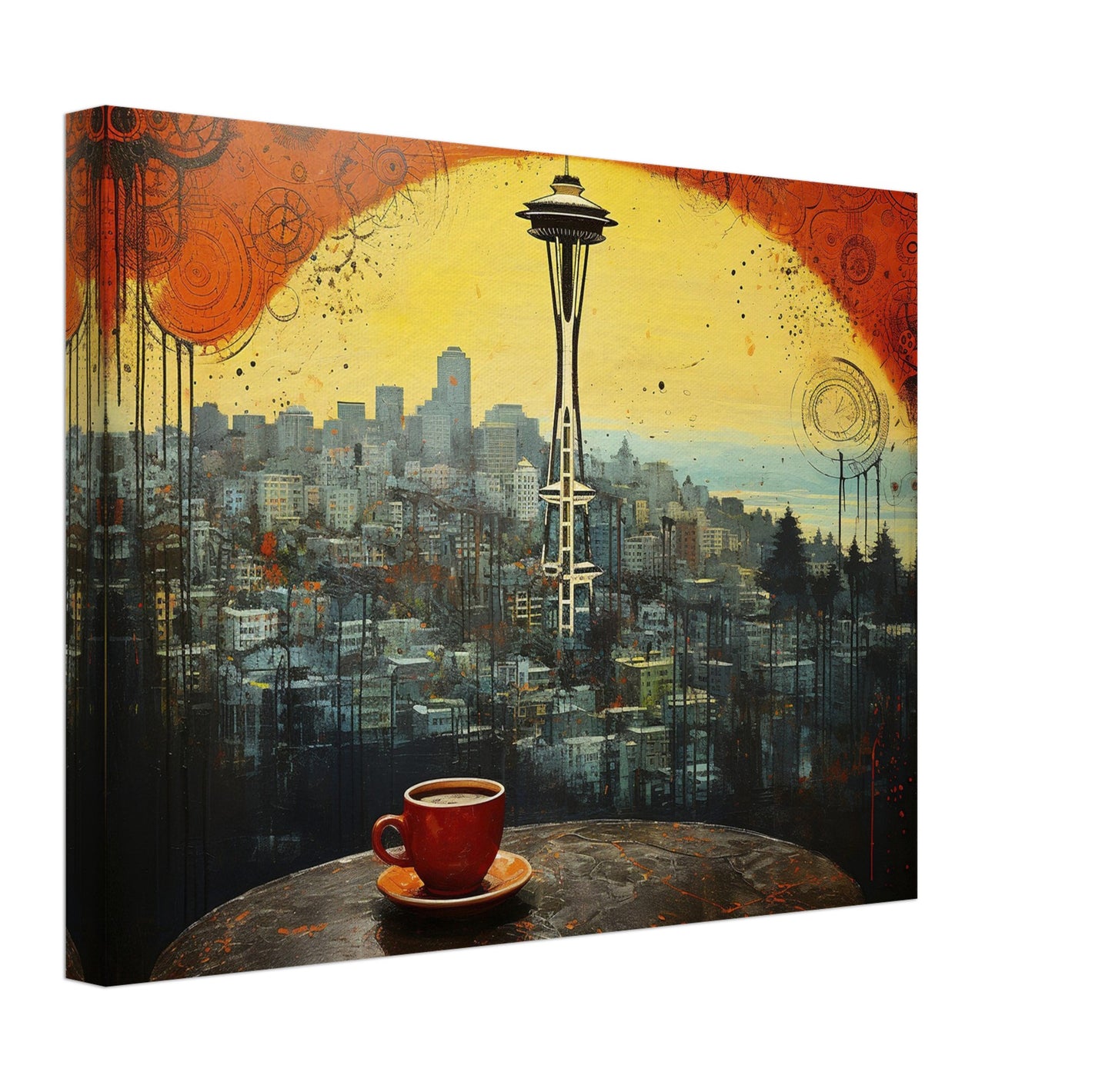 Seattle - Canvas - Coffee Culture