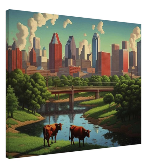 Dallas - Canvas - City Pastures