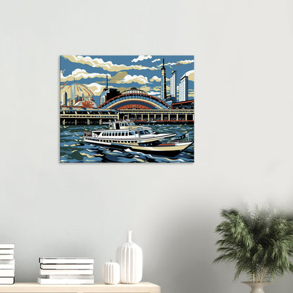 Chicago - Canvas - Boat In