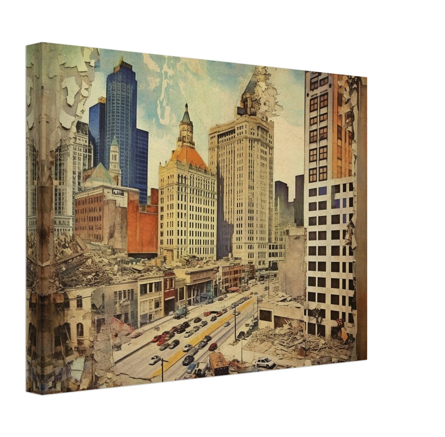 Detroit - Canvas - Downtown Vibrance