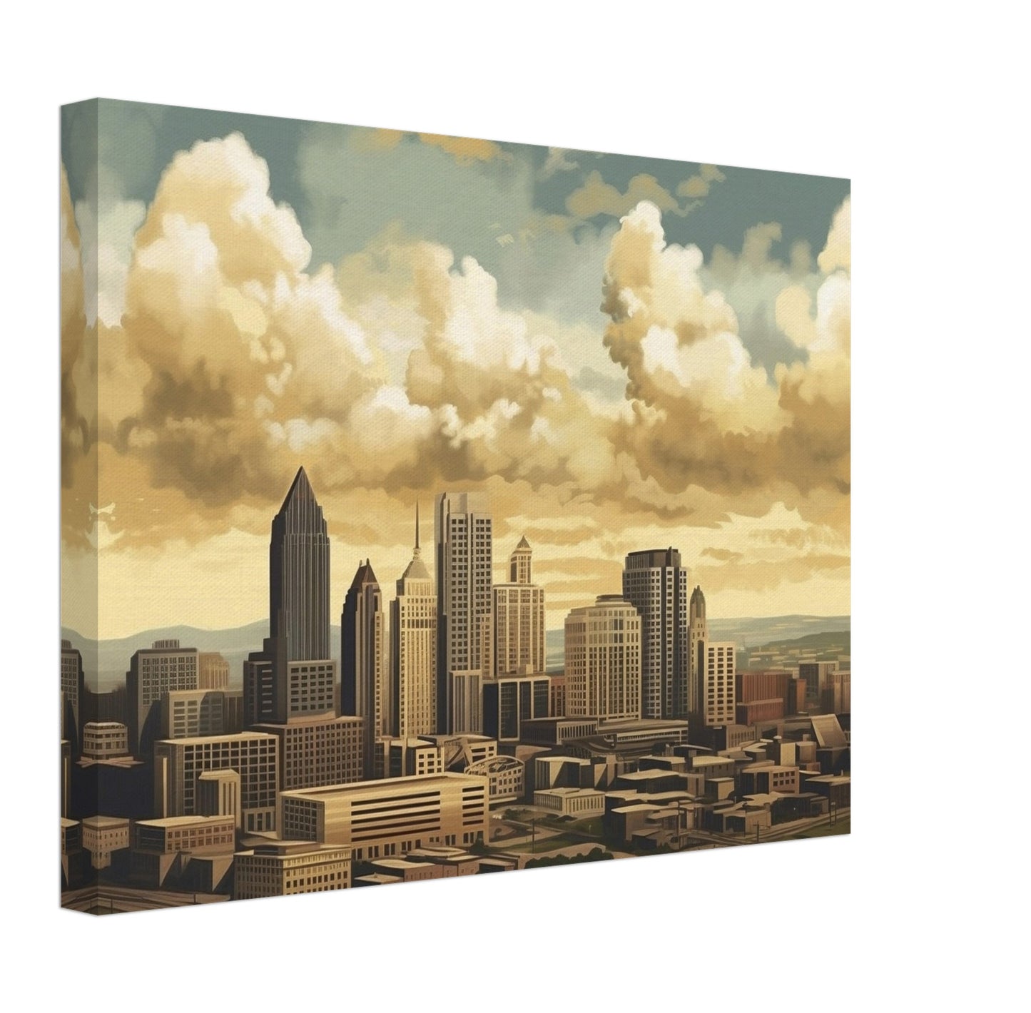 Pittsburgh - Canvas - Skyline Sky