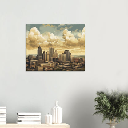 Pittsburgh - Canvas - Skyline Sky