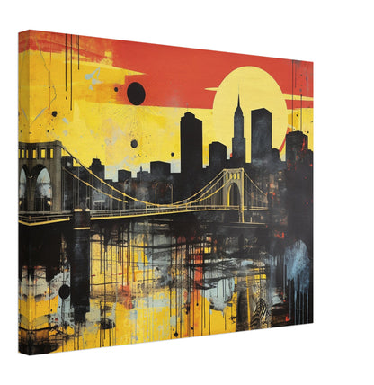 Pittsburgh - Canvas - Bridging Style