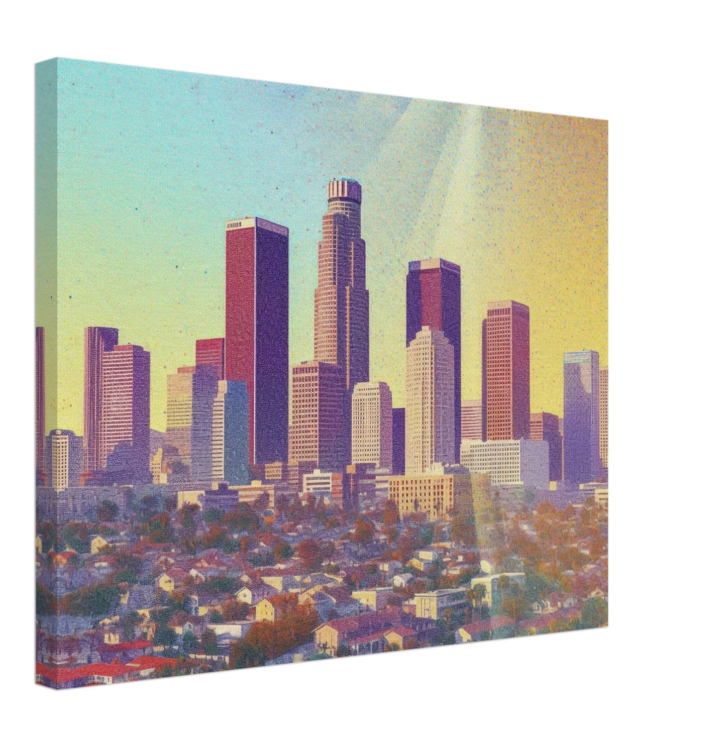 Los Angeles - Canvas - Vibrant Cityscape