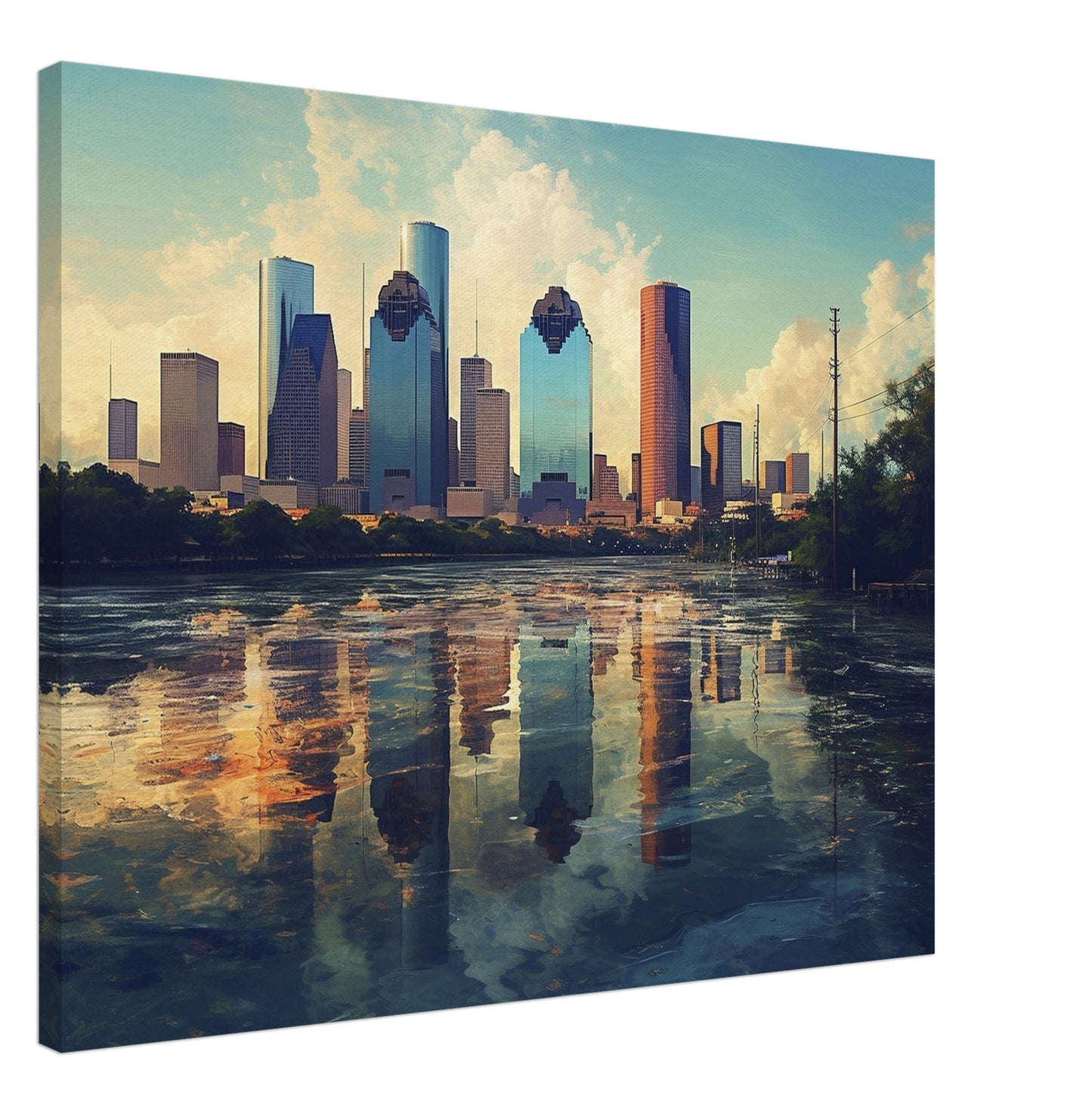 Houston - Canvas - City Scape