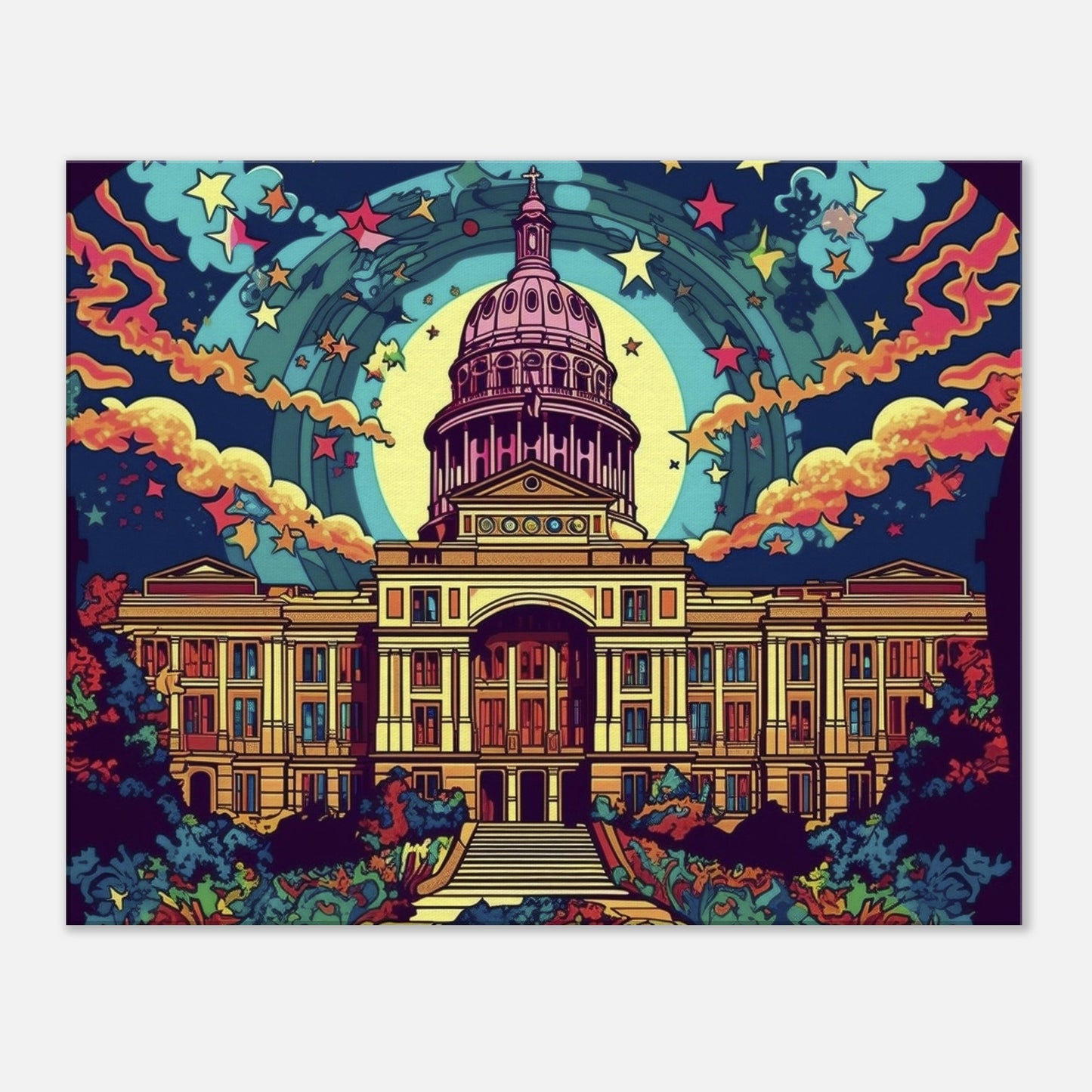Austin - Canvas - Starry Capitol