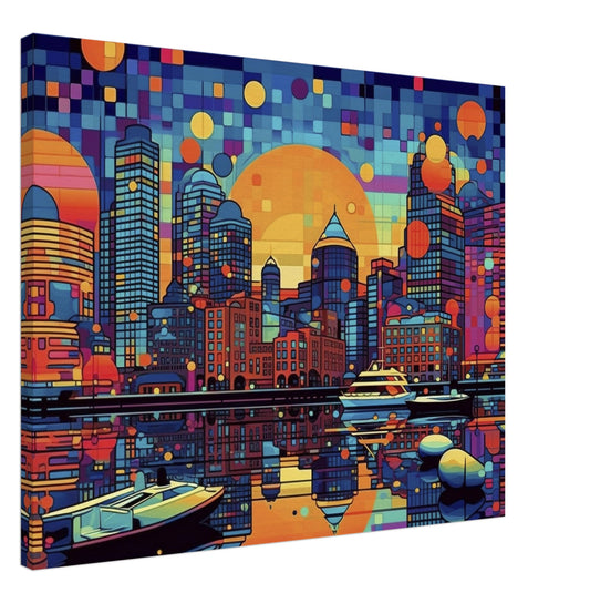 Baltimore - Canvas - Downtown Illuminated