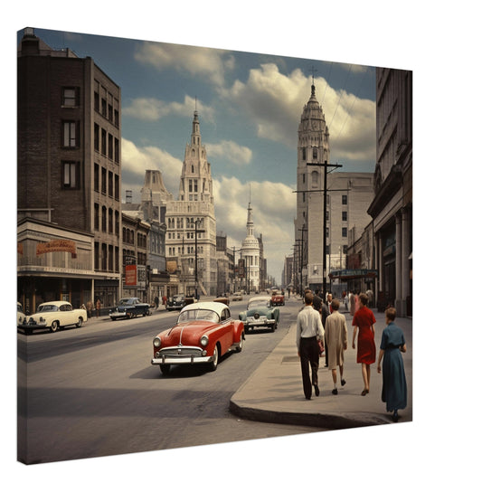 Indianapolis - Canvas - Midcentury Visualized