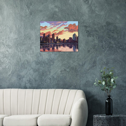 Pittsburgh - Canvas - Skyline Depiction