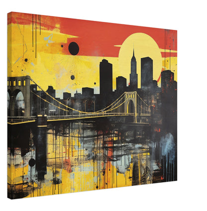 Pittsburgh - Canvas - Bridging Style