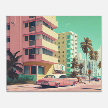 Miami - Canvas - Vintage Realism