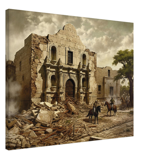 San Antonio - Canvas - The Alamo Times Past