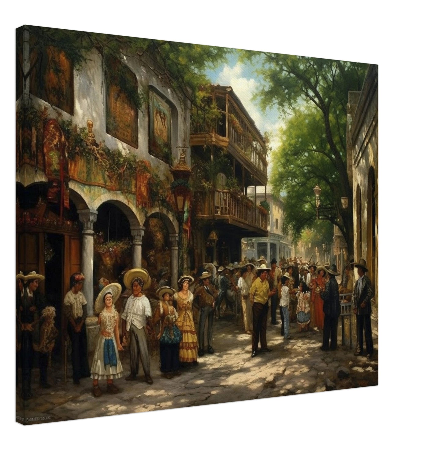 San Antonio - Canvas - Old Time Fiesta