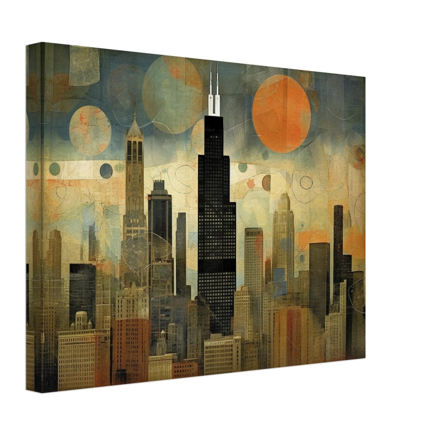 Chicago - Canvas - Skyline Unobstructed