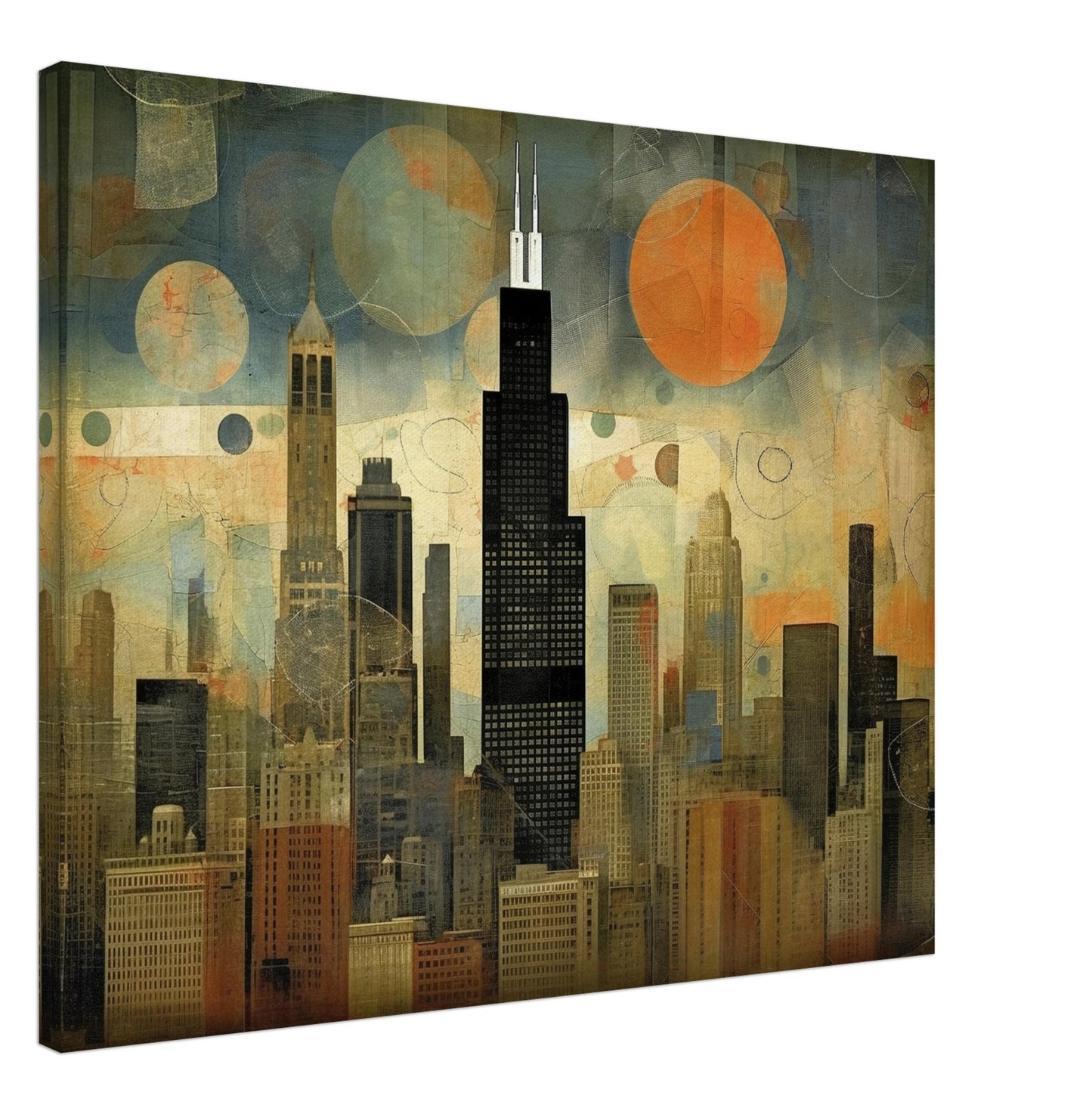 Chicago - Canvas - Skyline Unobstructed