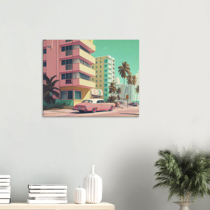 Miami - Canvas - Vintage Realism