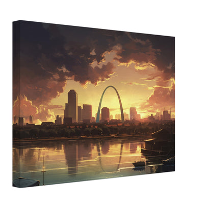 St Louis - Canvas - Overcast Sunset