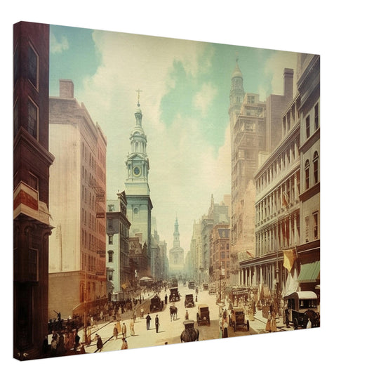 Philadelphia - Canvas - Vintage