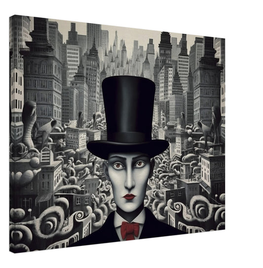 New York City - Canvas - Abstract Tophat