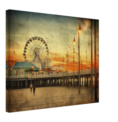 Los Angeles - Canvas - Dusk At The Pier