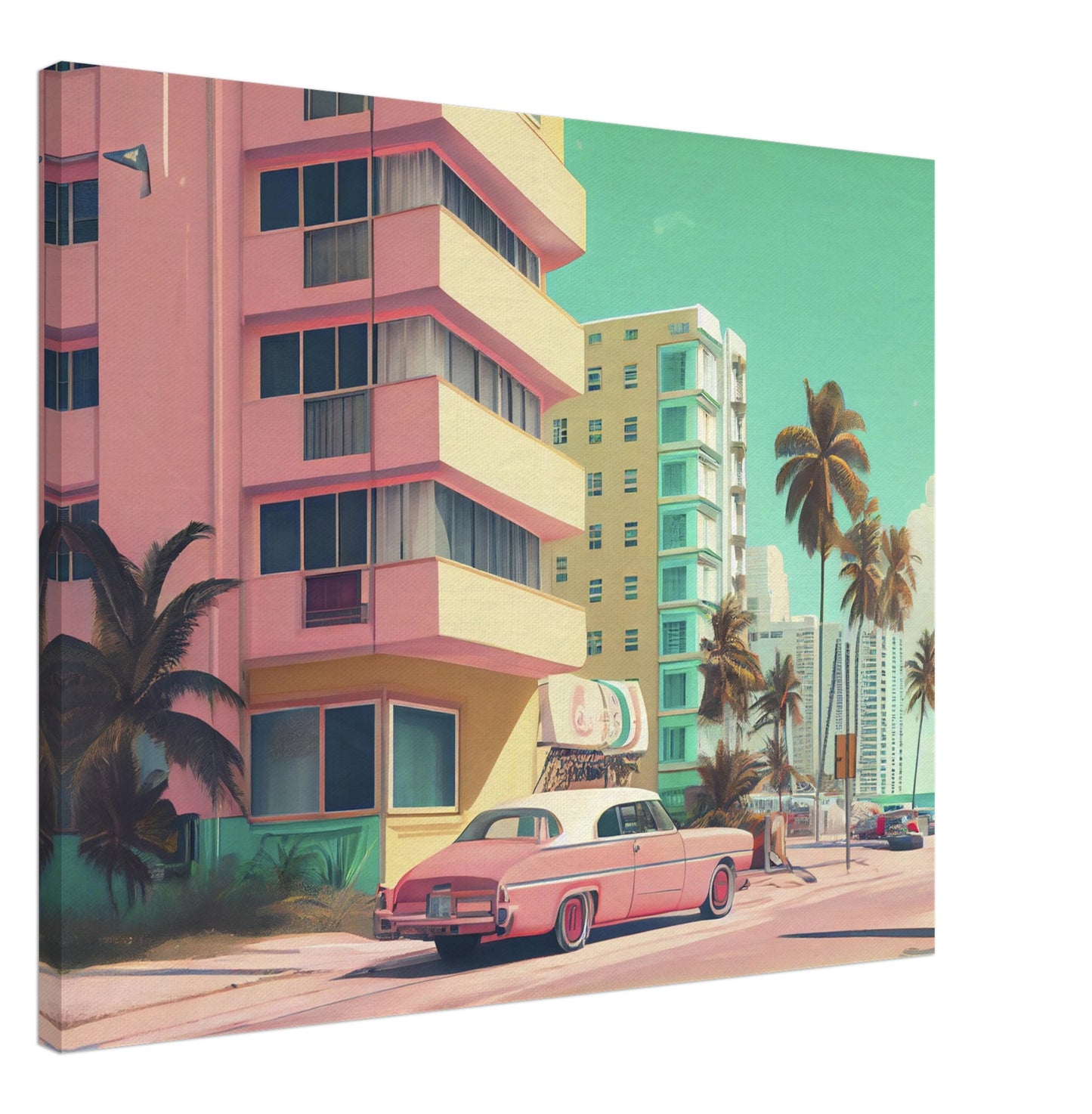 Miami - Canvas - Vintage Realism