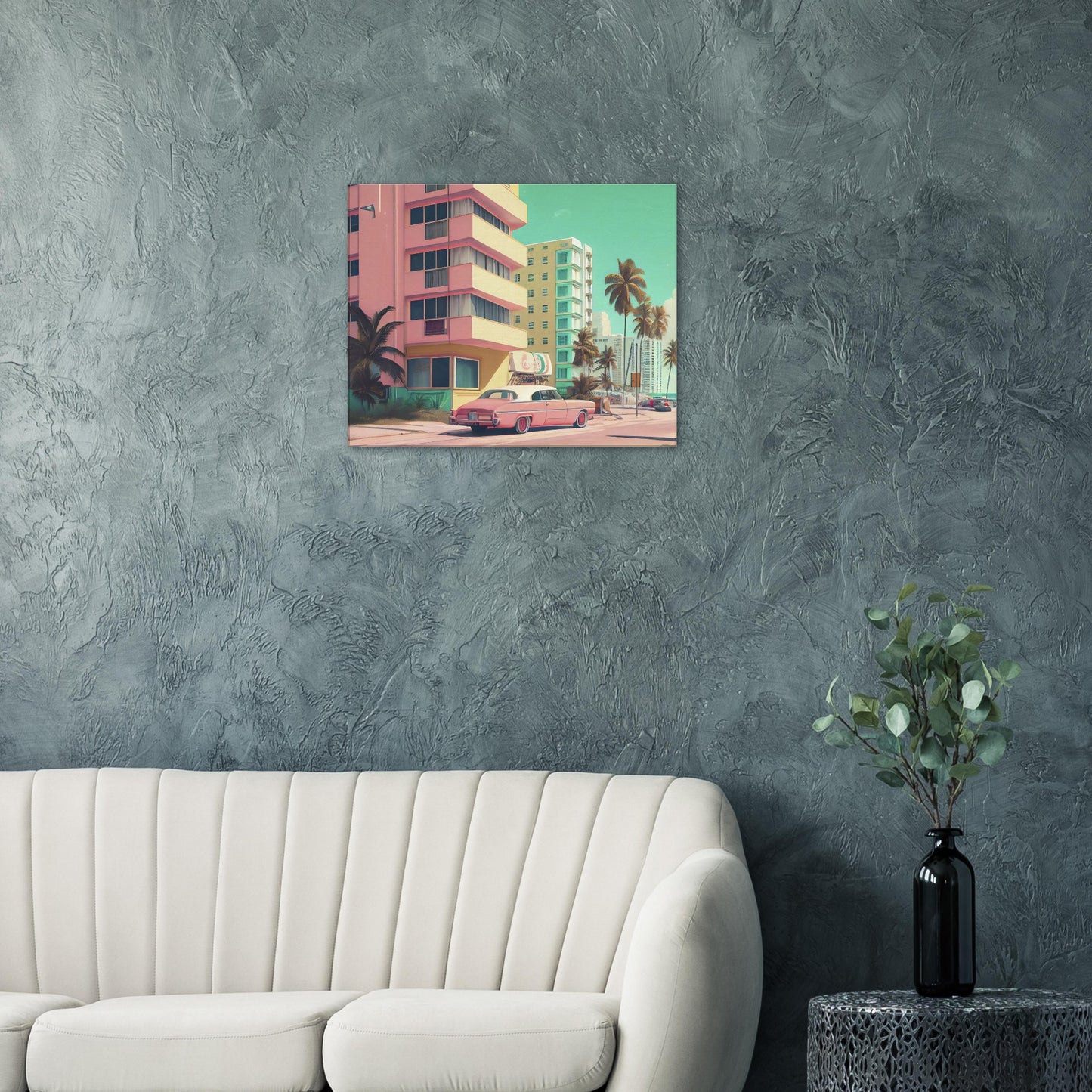 Miami - Canvas - Vintage Realism