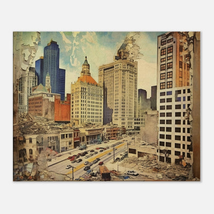 Detroit - Canvas - Downtown Vibrance