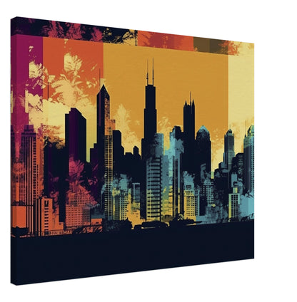 Chicago - Canvas - Pop Art Style